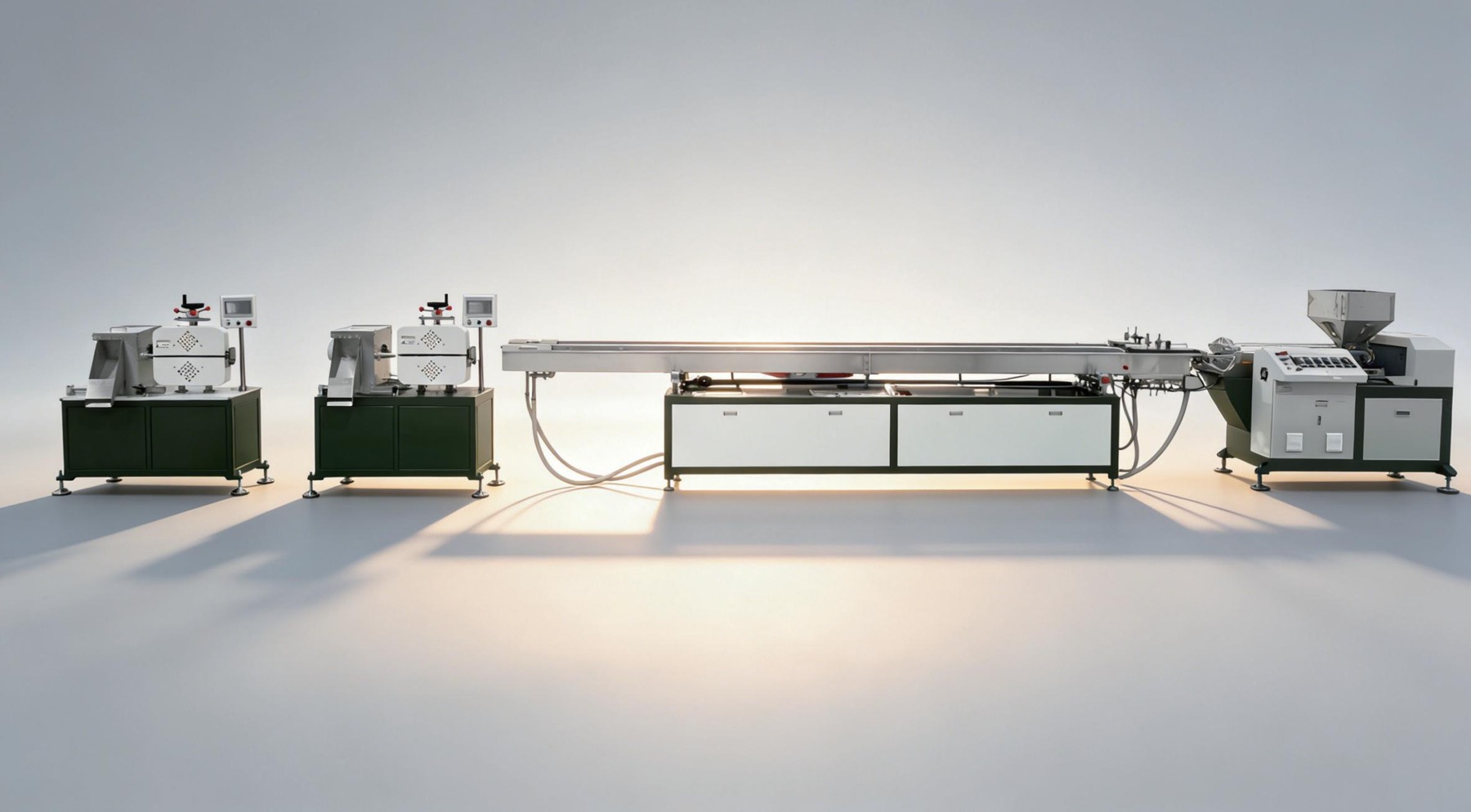 Dual-Pipe Extrusion Line