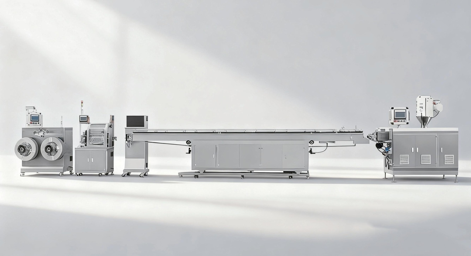 High-Speed IV Tubing Extrusion Line